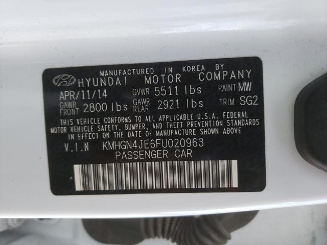 2015 HYUNDAI GENESIS 3. KMHGN4JE6FU020963
