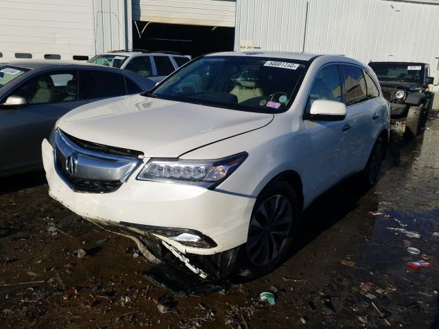 2014 ACURA MDX TECHNO 5FRYD3H47EB004635