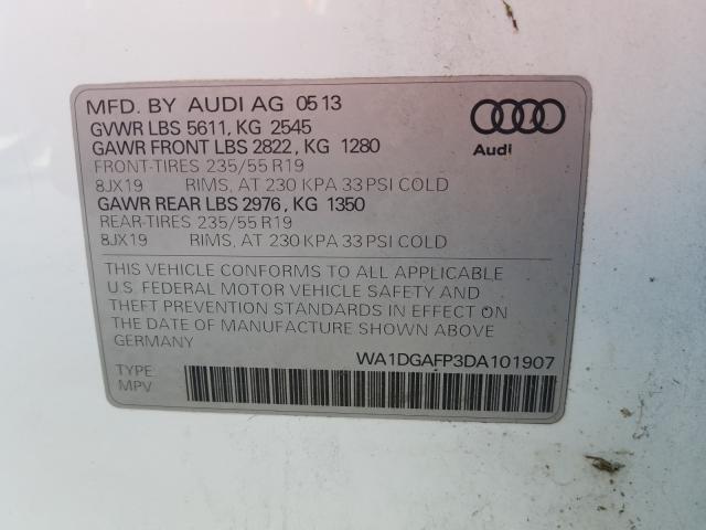 2013 AUDI Q5 PREMIUM WA1DGAFP3DA101907