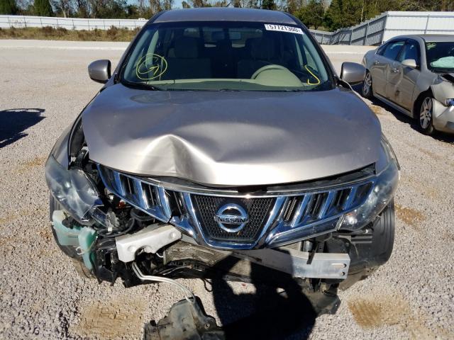 2010 NISSAN MURANO S JN8AZ1MUXAW016979