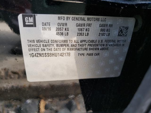 2017 BUICK LACROSSE P 1G4ZN5SS8HU142178