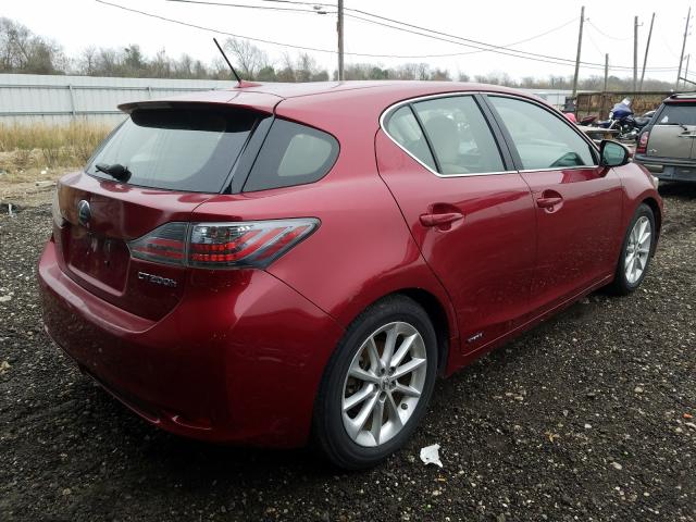 2012 LEXUS CT 200 JTHKD5BH8C2115269