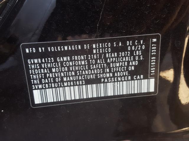 2020 VOLKSWAGEN JETTA S 3VWCB7BU7LM061683