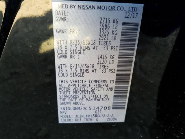 2018 INFINITI QX60 5N1DL0MM2JC514708