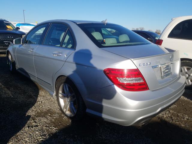 2012 MERCEDES-BENZ C250 WDDGF4HB6CR224535