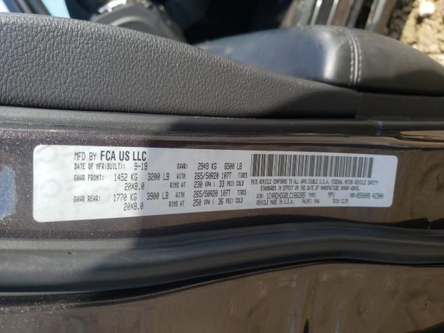 2020 DODGE DURANGO GT 1C4RDHDG8LC166285