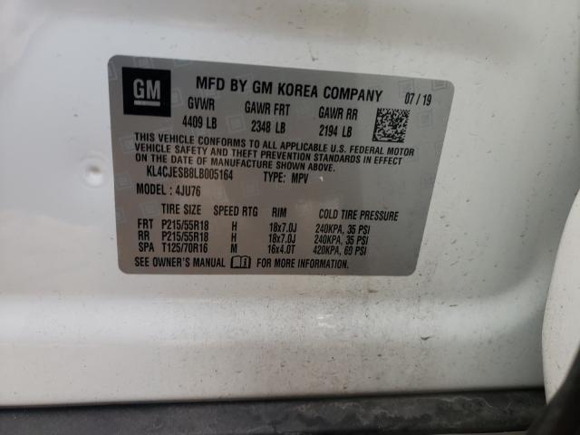 2020 BUICK ENCORE PRE KL4CJESB8LB005164