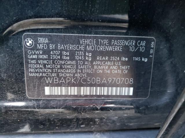 2011 BMW 328 XI WBAPK7C50BA970708