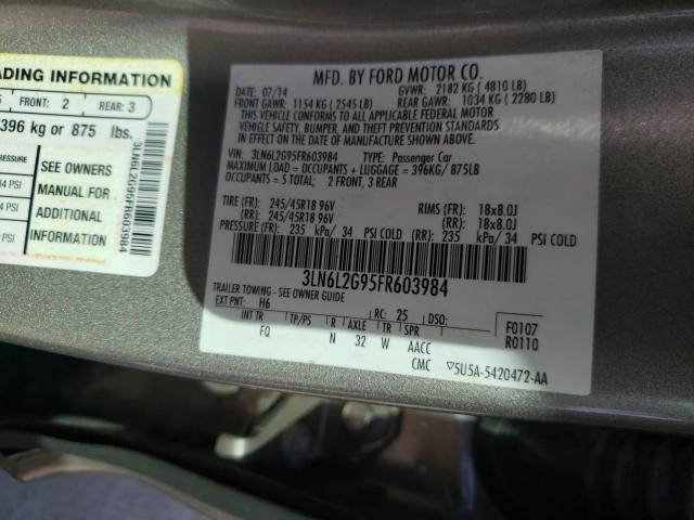 2015 LINCOLN MKZ 3LN6L2G95FR603984