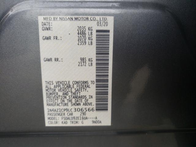 2020 NISSAN LEAF SV 1N4AZ1CP9LC306566