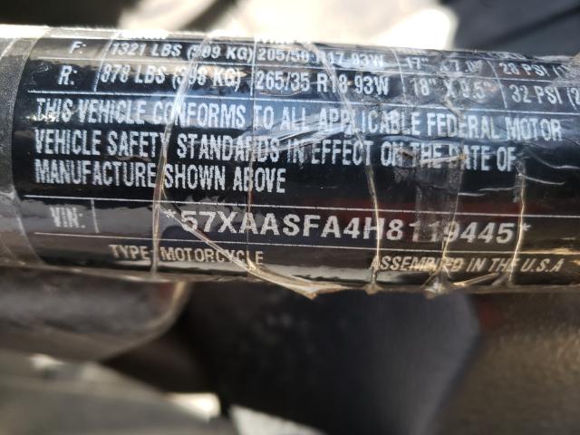 2017 POLARIS SLINGSHOT 57XAASFA4H8119445