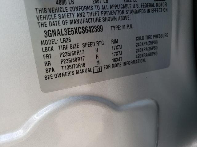 2012 CHEVROLET CAPTIVA 3GNAL3E5XCS642389