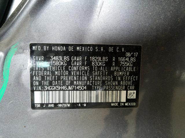 2018 HONDA FIT LX 3HGGK5H46JM714504
