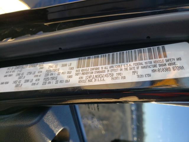 2012 JEEP LIBERTY SP 1C4PJLAK0CW145750