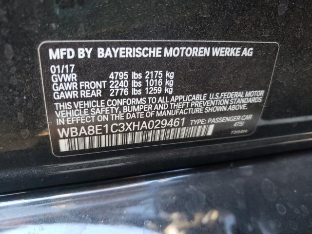 2017 BMW 330E WBA8E1C3XHA029461