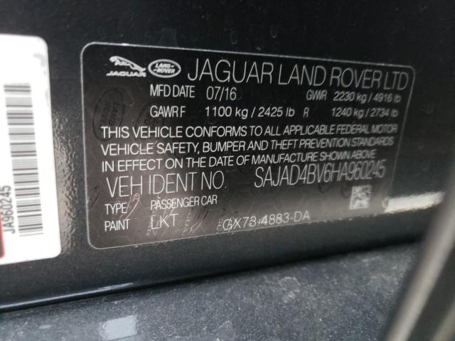 2017 JAGUAR XE PREMIUM SAJAD4BV6HA960245