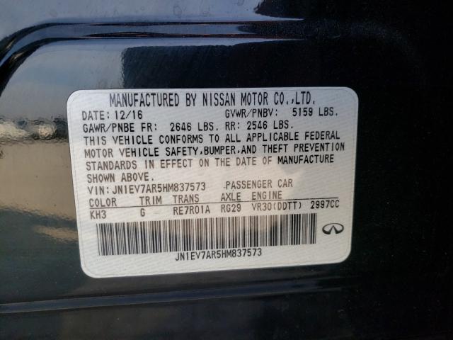 2017 INFINITI Q50 PREMIU JN1EV7AR5HM837573
