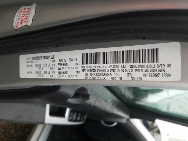 2011 DODGE NITRO 1D4PU5GK5BW544424