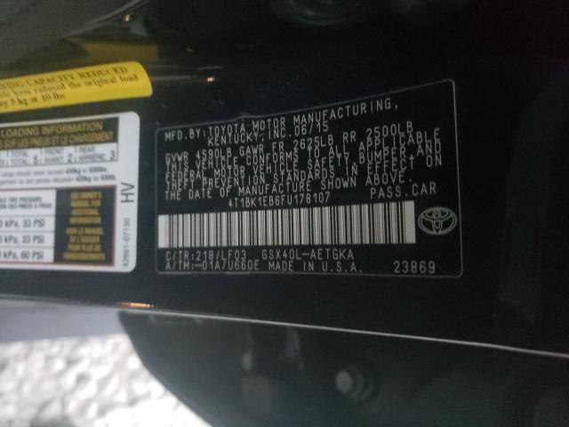 2015 TOYOTA AVALON XLE 4T1BK1EB6FU178107