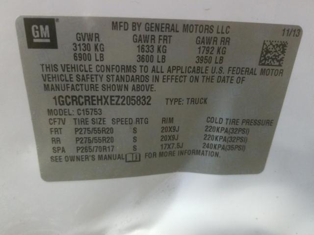 2014 CHEVROLET SILVRDO LT 1GCRCREHXEZ205832