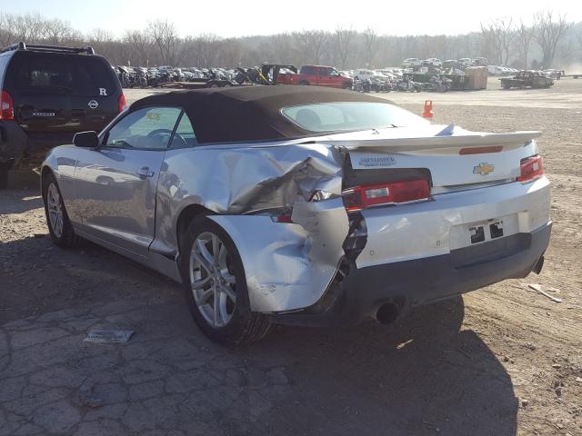 2015 CHEVROLET CAMARO LT 2G1FD3D32F9256071