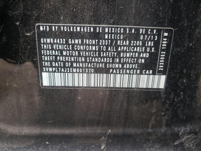 2014 VOLKSWAGEN JETTA TDI 3VWPL7AJ2EM601370