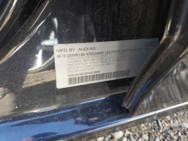2014 AUDI A4 PREMIUM WAUAFAFL6EN003809