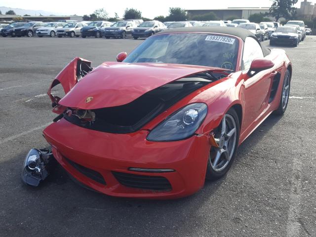 2018 PORSCHE BOXSTER WP0CA2A84JS210343