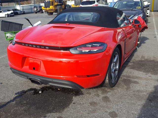 2018 PORSCHE BOXSTER WP0CA2A84JS210343
