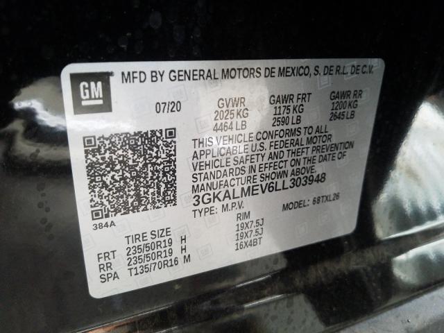 2020 GMC TERRAIN SL 3GKALMEV6LL303948