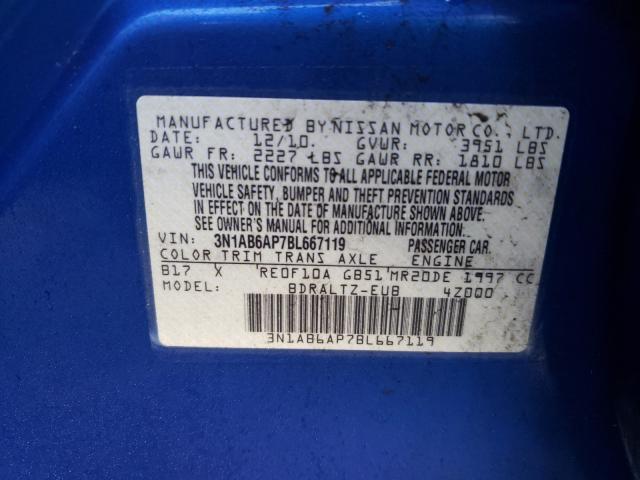 2011 NISSAN SENTRA 2.0 3N1AB6AP7BL667119