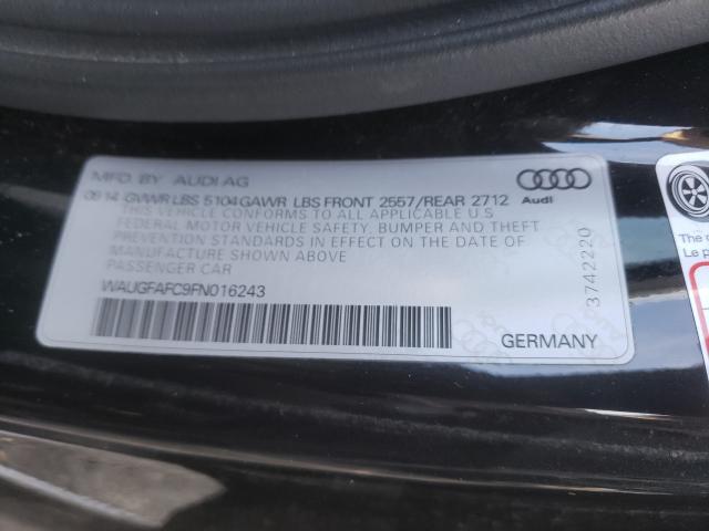 2015 AUDI A6 PREMIUM WAUGFAFC9FN016243