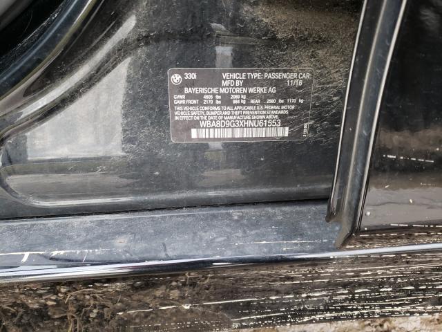 2017 BMW 330 XI WBA8D9G3XHNU61553