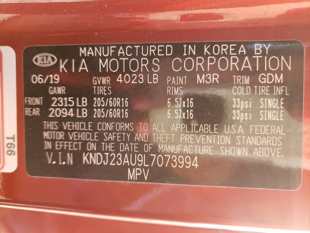 2020 KIA SOUL LX KNDJ23AU9L7073994