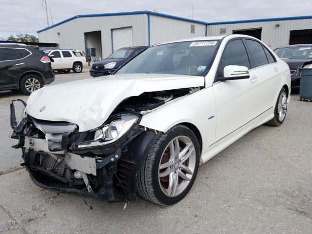 2012 MERCEDES-BENZ C 250 WDDGF4HB0CA636867