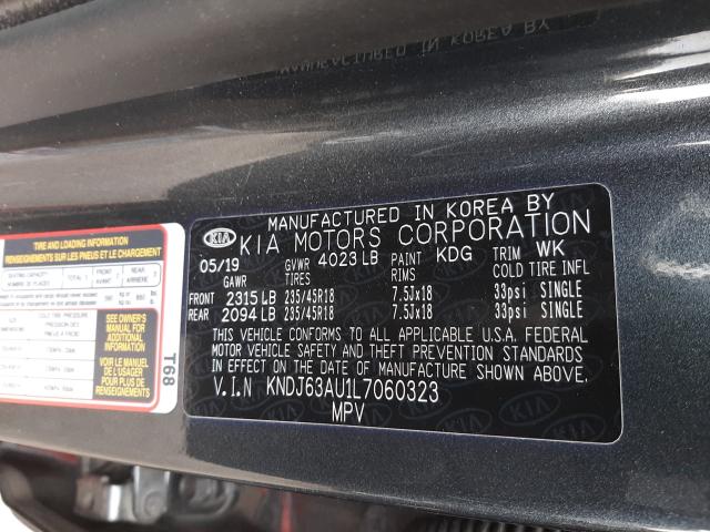 2020 KIA SOUL GT LI KNDJ63AU1L7060323