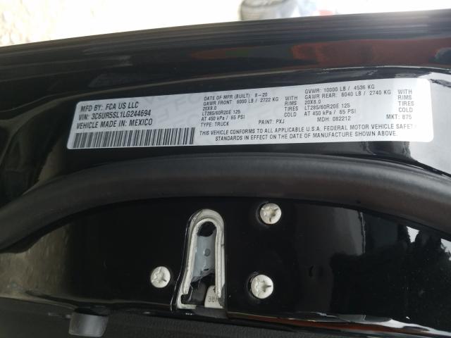 2020 RAM 2500 LIMIT 3C6UR5SL1LG244694
