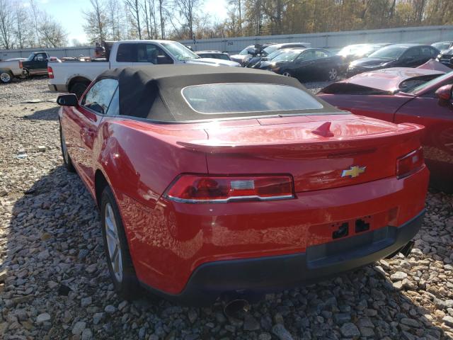2015 CHEVROLET CAMARO LT 2G1FD3D37F9155043