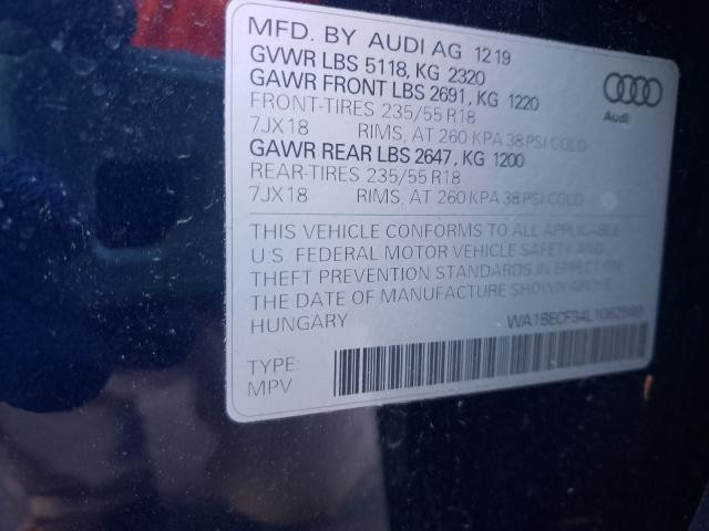 2020 AUDI Q3 PREMIUM WA1BECF34L1062569