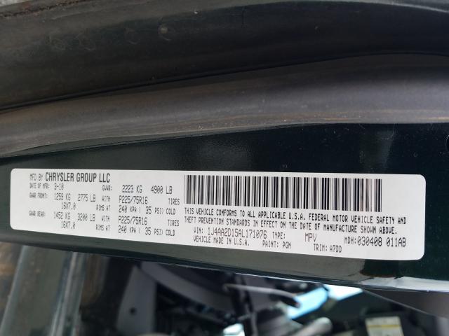 2010 JEEP WRANGLER S 1J4AA2D15AL171076