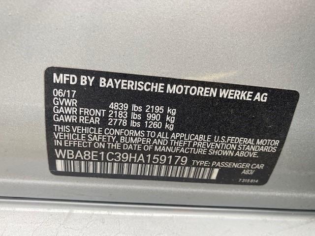 2017 BMW 330E WBA8E1C39HA159179