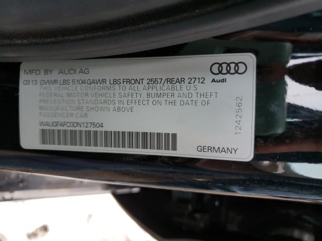 2013 AUDI A6 WAUGFAFC0DN127504