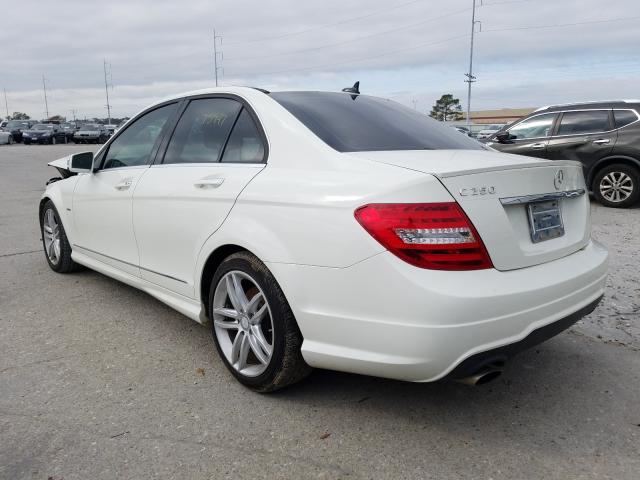2012 MERCEDES-BENZ C 250 WDDGF4HB0CA636867