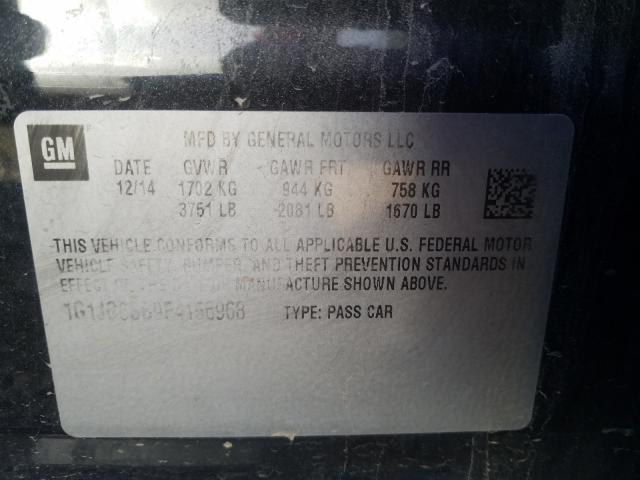 2015 CHEVROLET SONIC RS 1G1JG6SB9F4156968