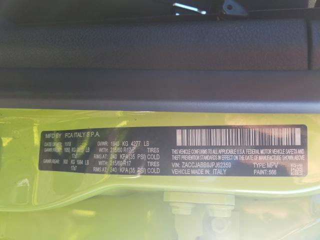 2018 JEEP RENEGADE L ZACCJABB9JPJ62359