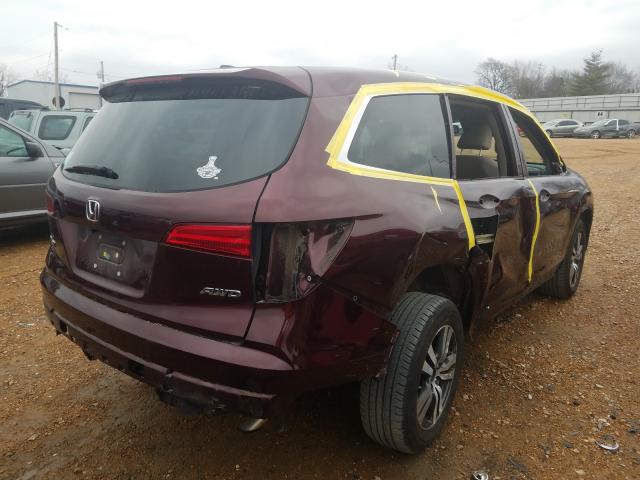 2016 HONDA PILOT EXL 5FNYF6H54GB124224