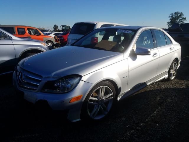 2012 MERCEDES-BENZ C250 WDDGF4HB6CR224535