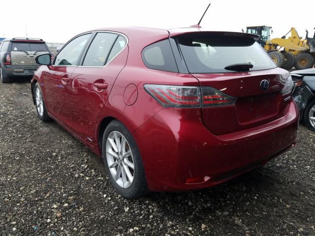 2012 LEXUS CT 200 JTHKD5BH8C2115269