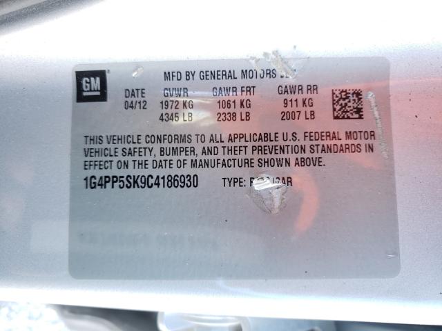 2012 BUICK VERANO 1G4PP5SK9C4186930