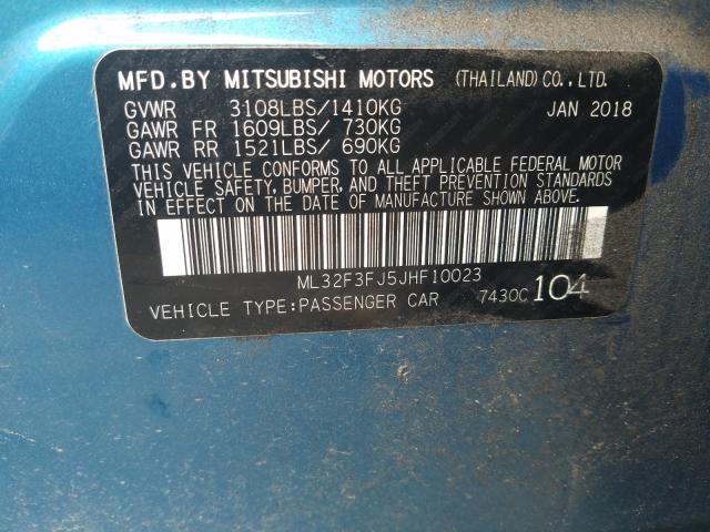 2018 MITSUBISHI MIRAGE G4 ML32F3FJ5JHF10023